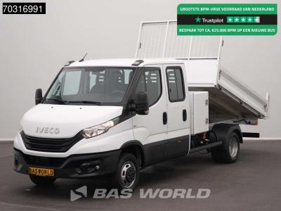 Iveco Daily 35C16 3.0L Dubbel Cabine met Kist Dubbellucht 3,5t Trekhaak Navi Airco Euro6 Tipper Benne Kie vendida por BAS World B.V.