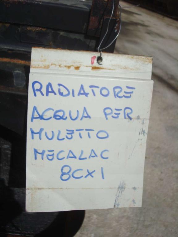 Radiador de agua para per Muletto Mecalac 8CXI Foto 4