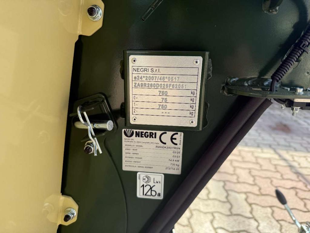 Negri R 260 - CARRELLATO STRADALE - MOTORE KUBOTA - CATENARIA DENTATA Foto 20