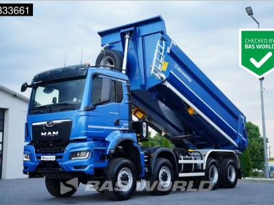 Man TGS 41.480 TGS 8X8 NEW! 8x8 19m3 KH Kipper Steel suspension Big-Axle Euro 6 vendida por BAS World B.V.