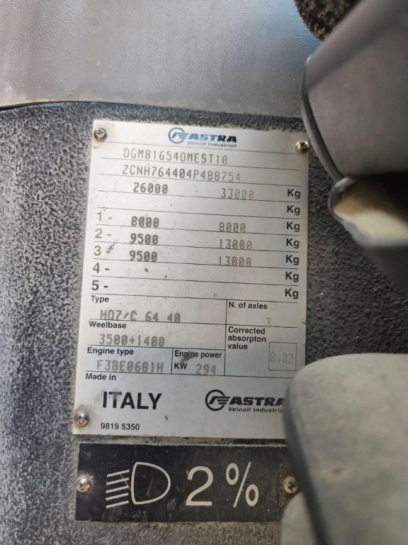Astra HD7 64.40 BETONIERA 3 ASSI Foto 12