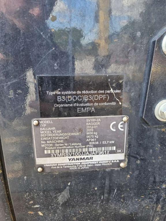 Yanmar SV100-2A Foto 8