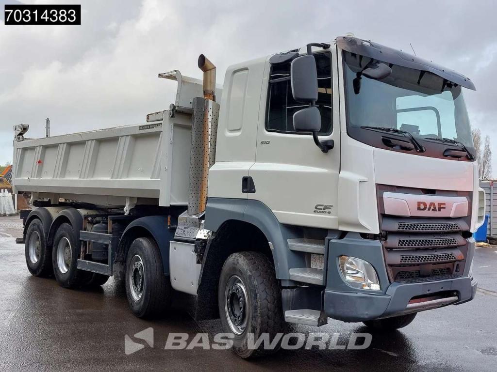 Daf CF 510 8X4 12m3 Meiller 2-way tipper Steel suspension Big-Axle Sleepercab Euro 6 Foto 10