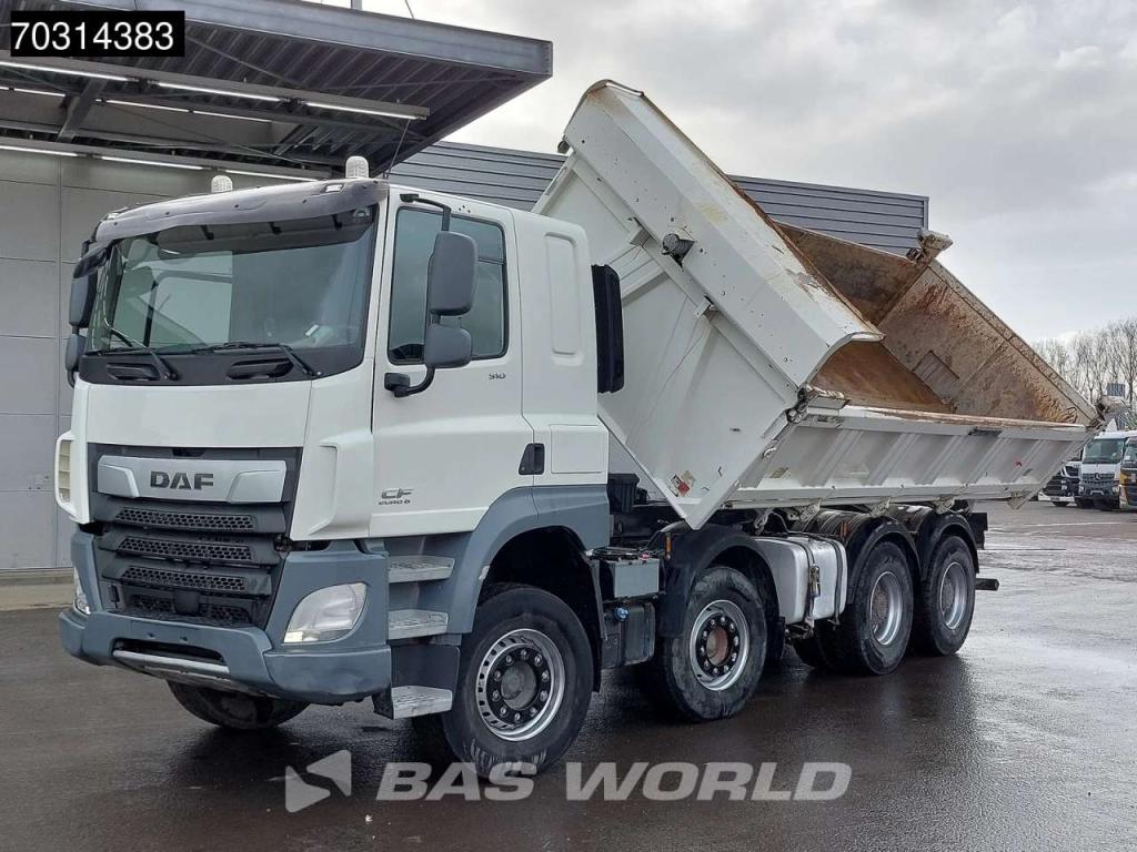 Daf CF 510 8X4 12m3 Meiller 2-way tipper Steel suspension Big-Axle Sleepercab Euro 6 Foto 5