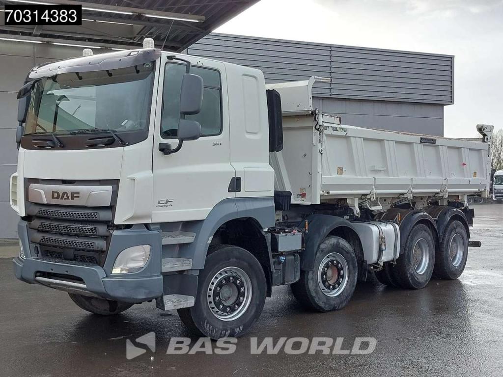 Daf CF 510 8X4 12m3 Meiller 2-way tipper Steel suspension Big-Axle Sleepercab Euro 6 Foto 8