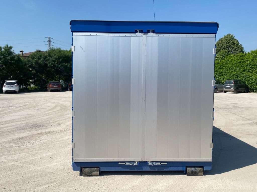 CONTAINER SCARRABILE NUOVO CENTINATO CON ALZA E A Foto 6