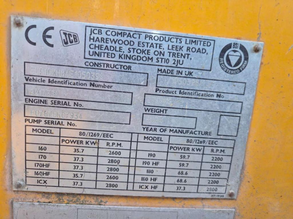 JCB 1CXHF Foto 4