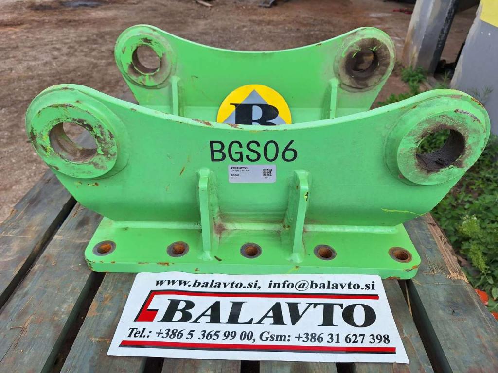 S60-BGS for 12-18 ton excavators Attachment plate Foto 1