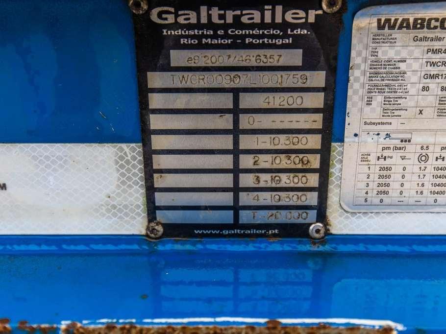 Galtrailer GALTRAILER PMR4 - 41.2 TON Foto 22