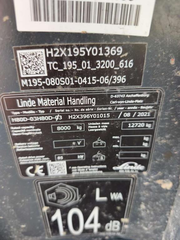 Linde H80D-03 Foto 8