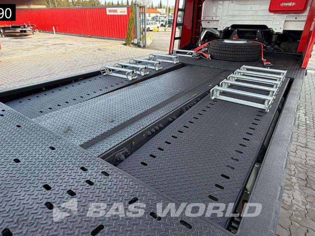 Daf XF 530 XF 4X2 NEW! BASREAL Car transporter Winch 5 spots Sleepercab Retarder ACC Foto 12