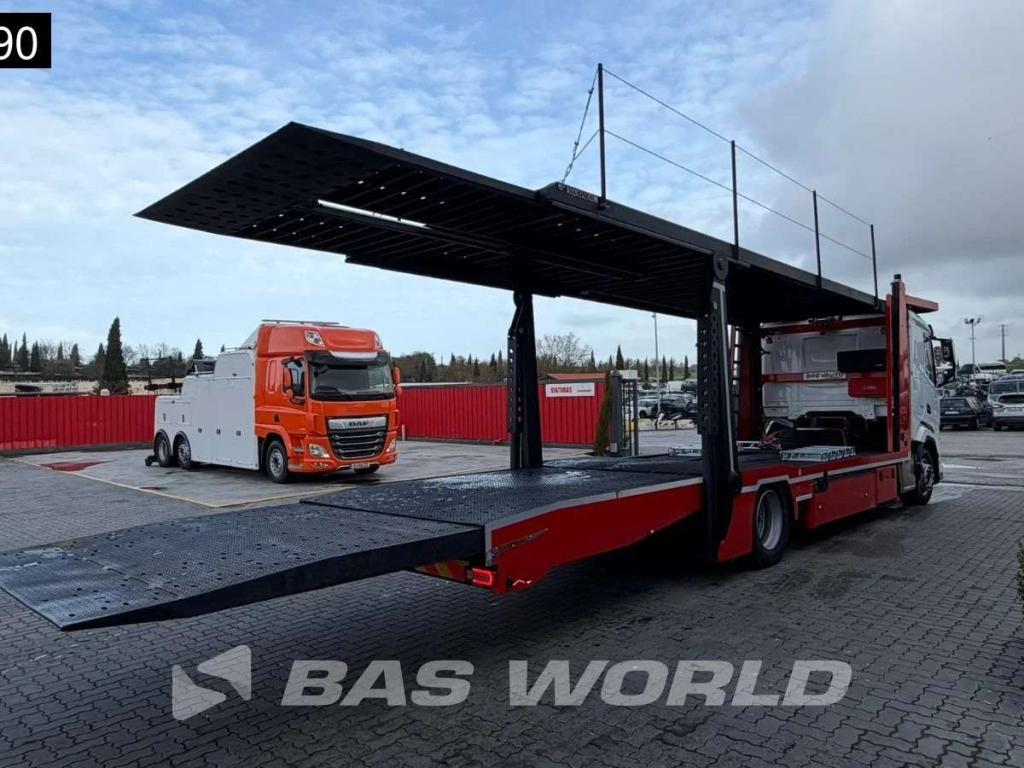 Daf XF 530 XF 4X2 NEW! BASREAL Car transporter Winch 5 spots Sleepercab Retarder ACC Foto 22