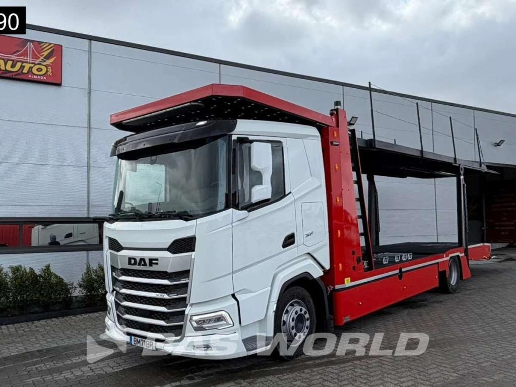 Daf XF 530 XF 4X2 NEW! BASREAL Car transporter Winch 5 spots Sleepercab Retarder ACC Foto 23