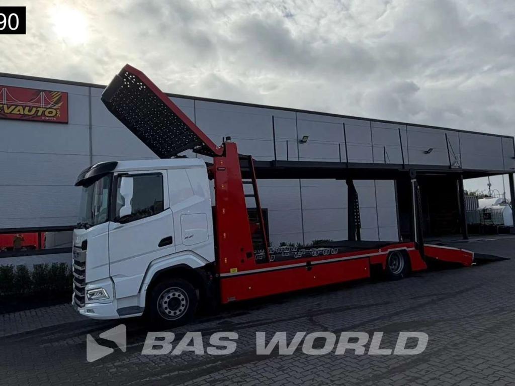 Daf XF 530 XF 4X2 NEW! BASREAL Car transporter Winch 5 spots Sleepercab Retarder ACC Foto 24