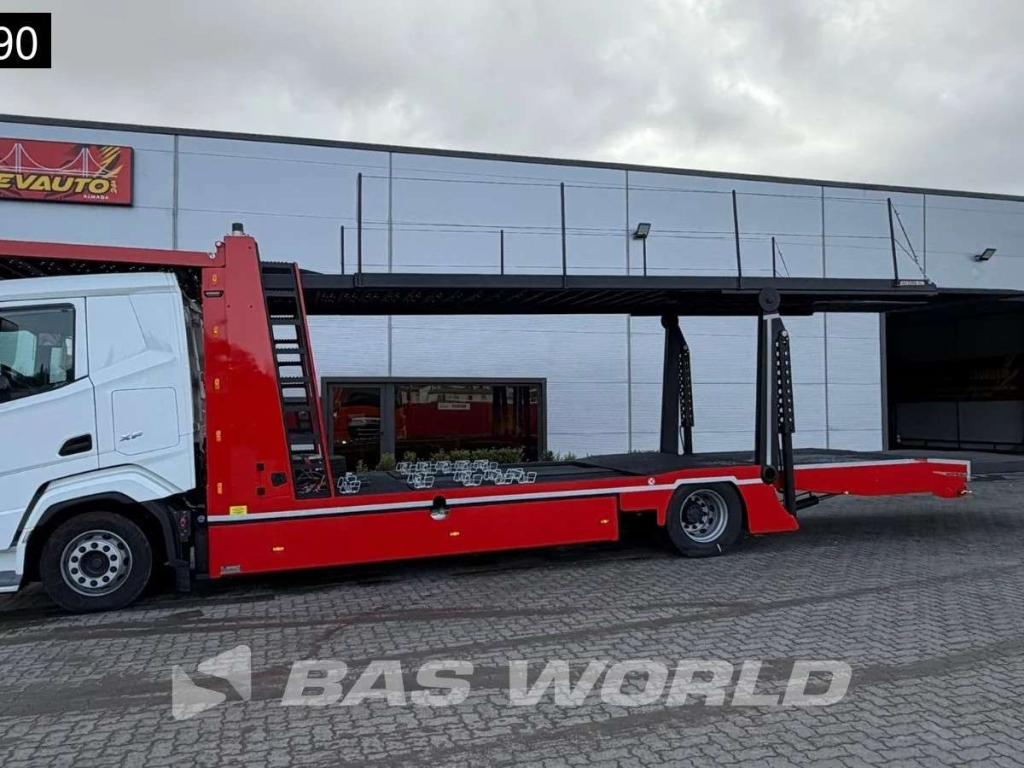 Daf XF 530 XF 4X2 NEW! BASREAL Car transporter Winch 5 spots Sleepercab Retarder ACC Foto 26