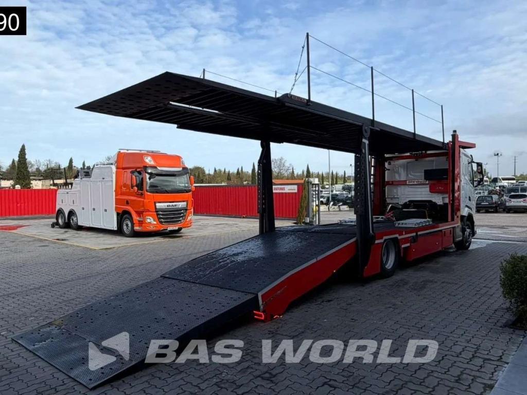 Daf XF 530 XF 4X2 NEW! BASREAL Car transporter Winch 5 spots Sleepercab Retarder ACC Foto 3