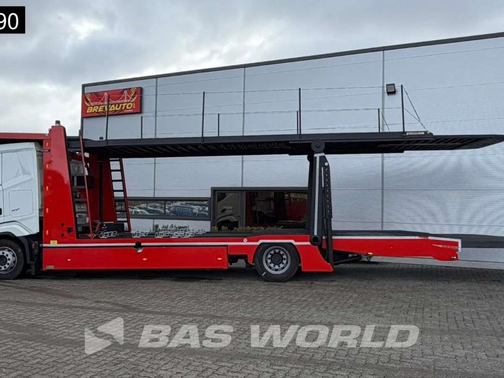 Daf XF 530 XF 4X2 NEW! BASREAL Car transporter Winch 5 spots Sleepercab Retarder ACC Foto 5