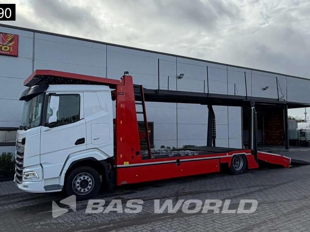 Daf XF 530 XF 4X2 NEW! BASREAL Car transporter Winch 5 spots Sleepercab Retarder ACC Foto 6