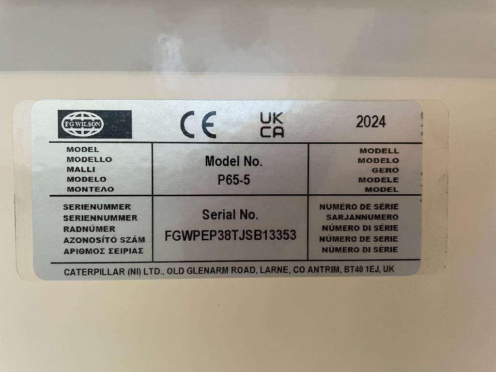 FG Wilson P65-5 - 65 kVA Open Genset - DPX-16006-O Foto 17