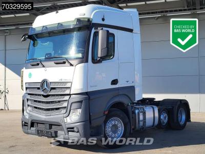 Mercedes-Benz Actros 2443 6X2 BigSpace Retarder Standklima ACC Liftachse Schiebeschüssel Foto 1