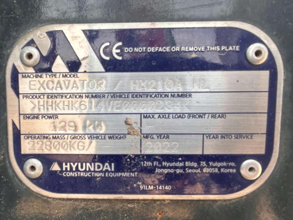 Hyundai HX 210 A NL Foto 8