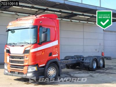 Scania R460 6X2 Chassis Full Air suspension Lift+steering Axle Engine brake Automatic Euro 6 vendida por BAS World B.V.