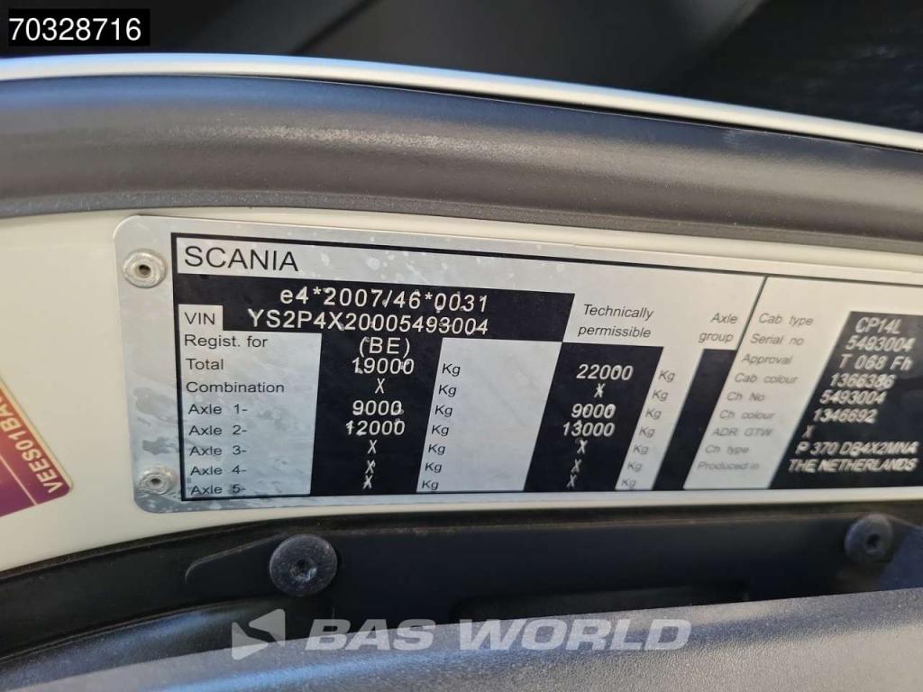 Scania P370 4X2 Automatic 2t Tailgate Euro 6 Foto 28