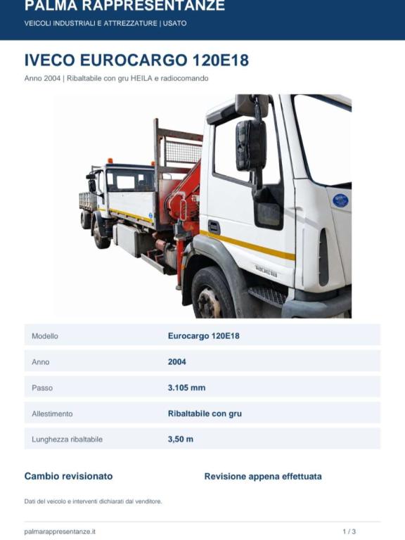 Iveco EUROCARGO ML120E18 Foto 1