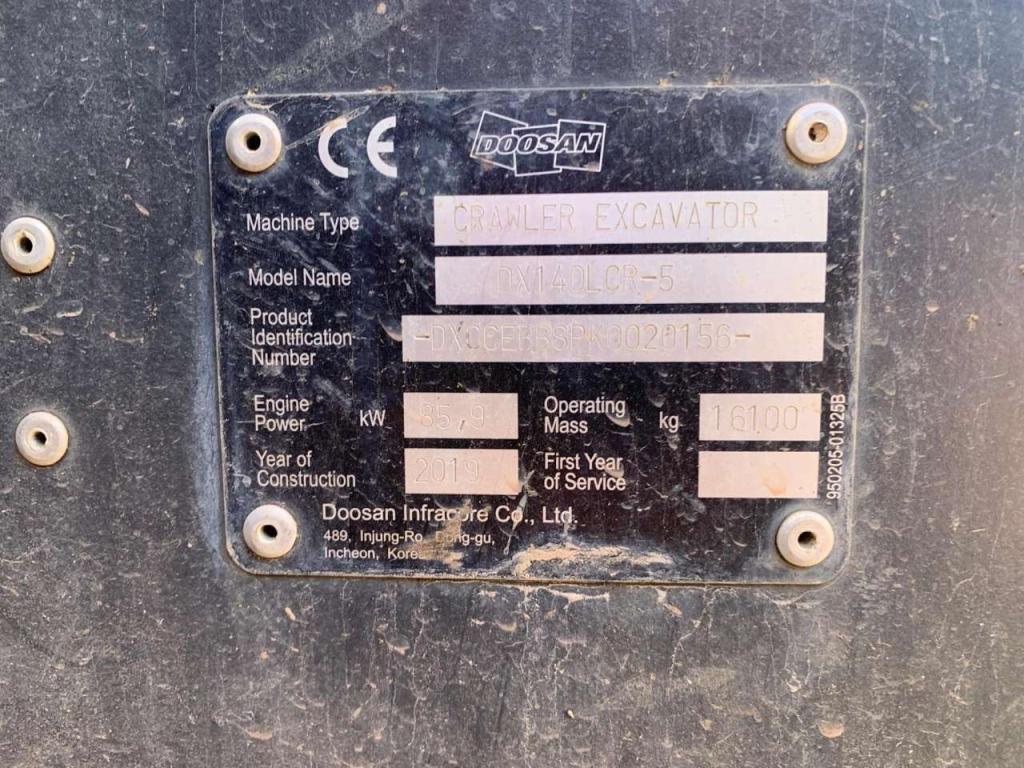 Doosan DX140LCR-5 Foto 8