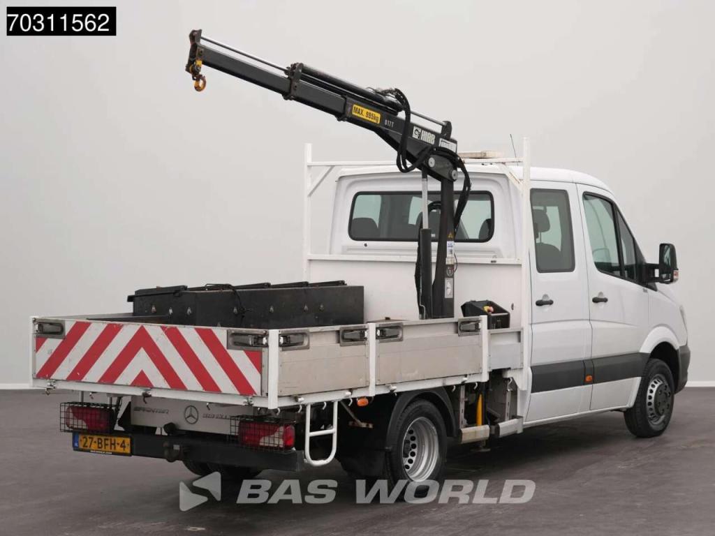 Mercedes-Benz Sprinter 513 CDI Automaat Kraanwagen HIAB 017T Dubbellucht Trekhaak Airco Euro6 Kraan Crane Kranwag Foto 2