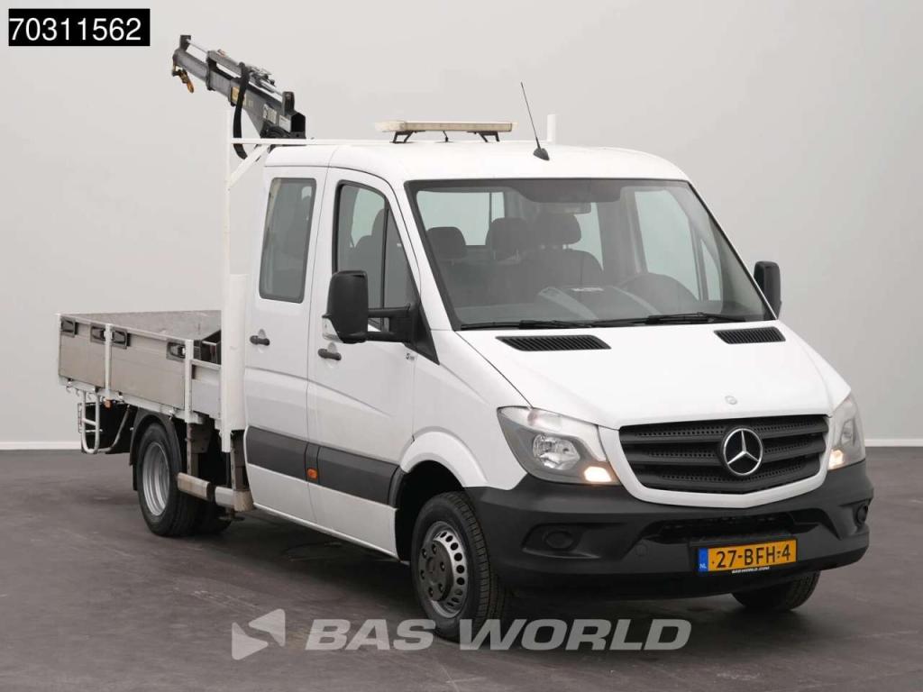 Mercedes-Benz Sprinter 513 CDI Automaat Kraanwagen HIAB 017T Dubbellucht Trekhaak Airco Euro6 Kraan Crane Kranwag Foto 7