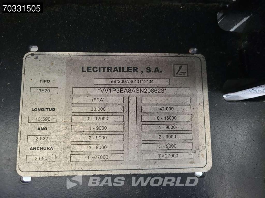 Lecitrailer PLATA 3E-RS Rolltor Liftachse Foto 27