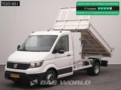 Volkswagen Crafter 177pk Kipper met Kist Dubbellucht 3,5t Trekhaak Airco Cruise Euro6 Tipper Benne Kieper Airc vendida por BAS World B.V.