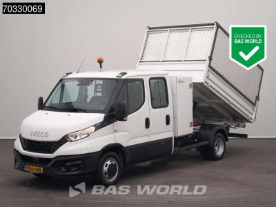 Iveco Daily 35C14 Kipper Dubbel Cabine met Kist Huif Dubbellucht 3,5t Trekhaak Airco Camera Euro6 Tipper vendida por BAS World B.V.