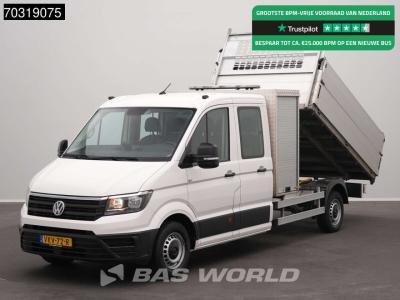Volkswagen Crafter 140pk Kipper Dubbel Cabine met Kist Trekhaak Airco Cruise Camera Standkachel APK 03-2027 Eu vendida por BAS World B.V.