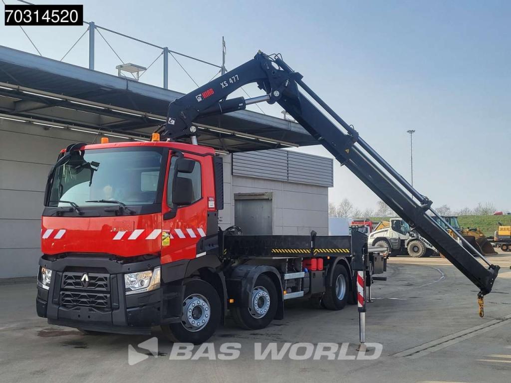 Renault C 460 8X2 HIAB 477EP-2 HIPRO Crane Kran Lift+steering axle Euro 6 Foto 6