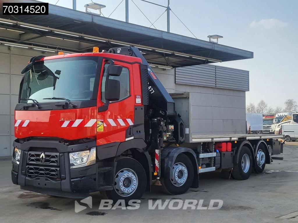 Renault C 460 8X2 HIAB 477EP-2 HIPRO Crane Kran Lift+steering axle Euro 6 Foto 8