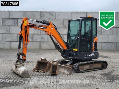 Doosan DX27 Z 3 Buckets vendida por BAS World B.V.