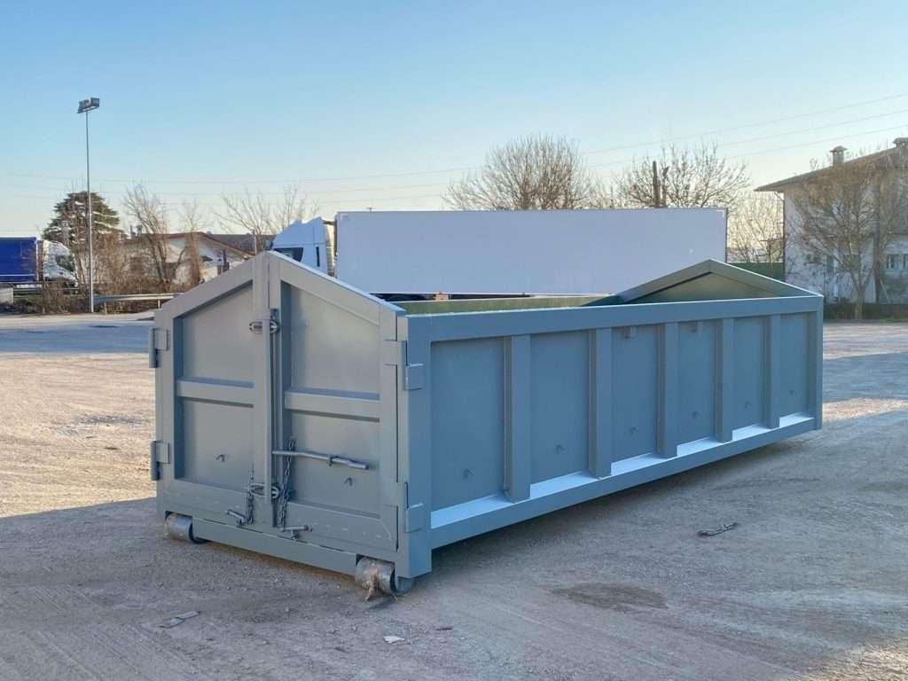 CONTAINER SCARRABILE NUOVO PER INERTI CON FONDO IN Foto 5