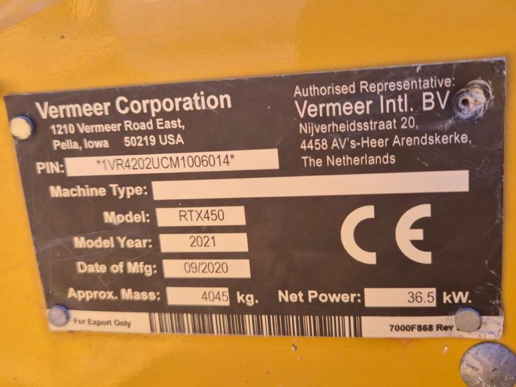 Vermeer RTX450 Foto 6