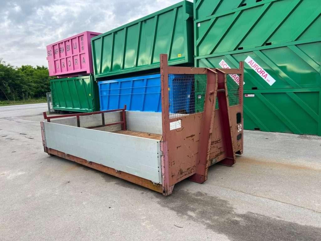 CONTAINER SCARRABILE A PIANALE CON SPONDE Foto 2