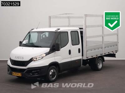 Iveco Daily 35C14 Dubbel Cabine Open Laadbak Huif Dubbellucht Airco 3,5t Trekgewicht Euro6 Prtische Picku vendida por BAS World B.V.