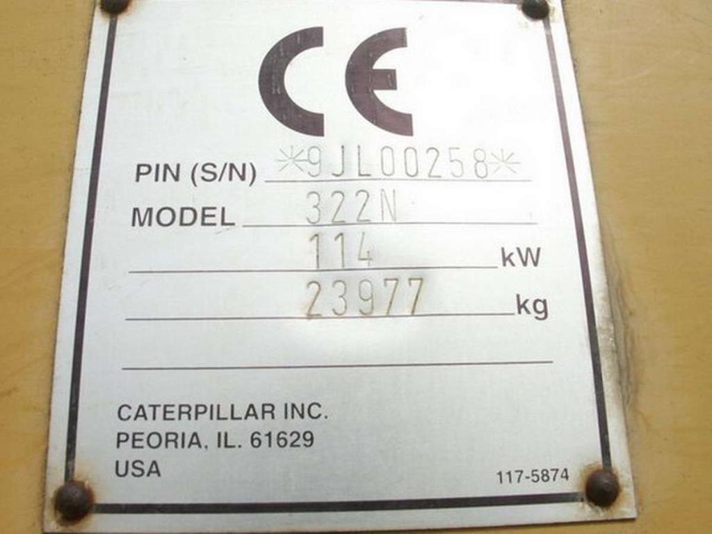 Caterpillar 322NME Foto 3