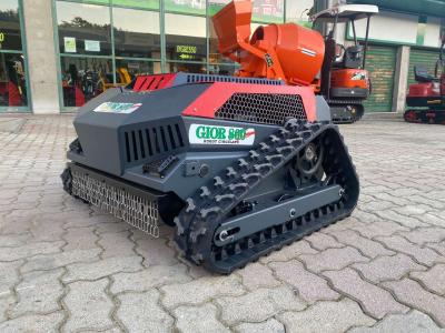 Gior TAGLIAERBA CINGOLATO GIOR 800 HYBRID - RADIOCOMANDATO - MOTORE POTENZIATO IBRIDO E BENZINA vendida por Giordano Srl