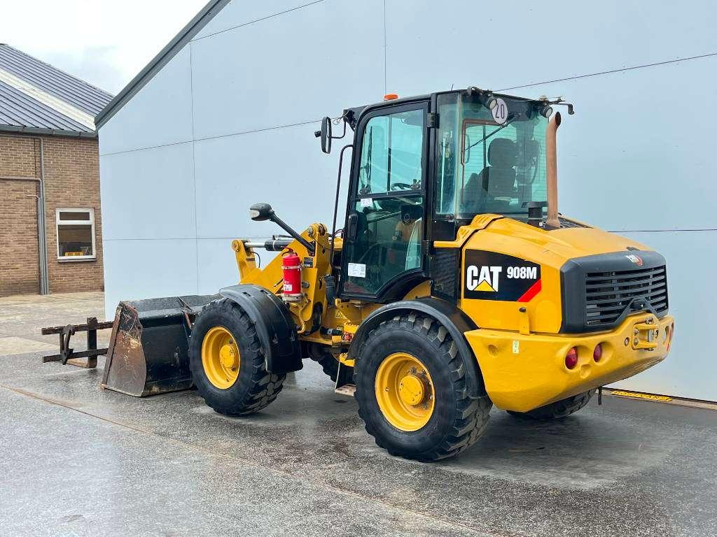 Caterpillar 908M - Bucket + Forks / Automatic Greasing Foto 3