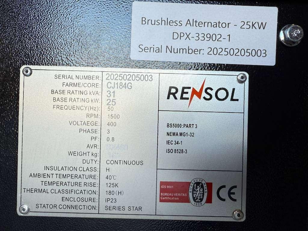 DPX CJ184G - 31 kVA Alternator - DPX-33902 Grupo electrógeno Foto 8