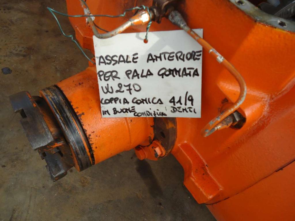 Eje delantero para Fiat Hitachi W270 COPPIA CONICA 41/9 DENTI Foto 7