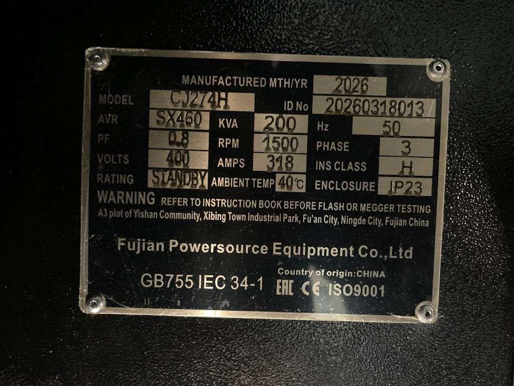 Baudouin 6M16G220/5 - 220 kVA Generator - DPX-19871 Foto 14