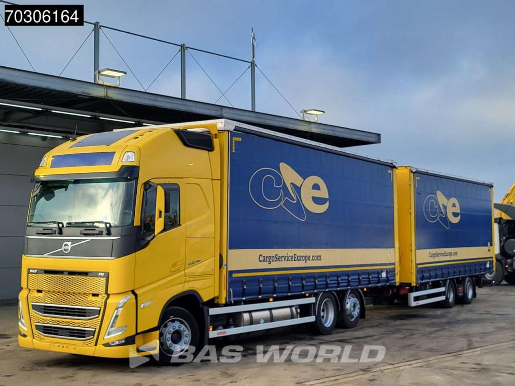 Volvo FH 460 6X2 Curtainsider Combi LNG Engine Sliding roof Lift Axle I-Park cool VEB+ Foto 2