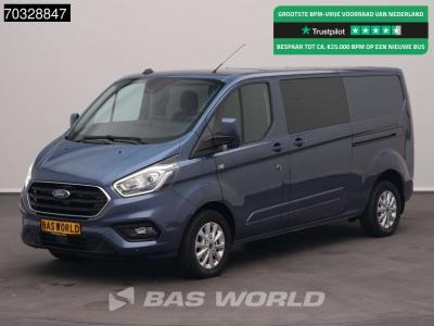 Ford Transit Custom  130PK Dubbel Cabine 2x Schuifdeur L2H1 Trekhaak Navi Airco Cruise Camera Parkeersen vendida por BAS World B.V.